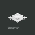 FS-6076 PU one-piece ceiling medallion for chandelier and ceiling decoration