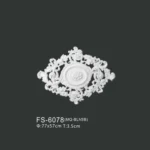 FS-6078 PU one-piece ceiling medallion for chandelier and ceiling decoration