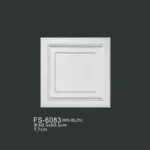 FS-6083 PU one-piece ceiling medallion for chandelier and ceiling decoration