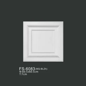 FS-6083 PU one-piece ceiling medallion for chandelier and ceiling decoration
