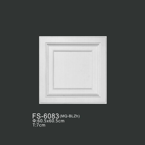 FS-6083 PU one-piece ceiling medallion for chandelier and ceiling decoration