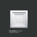 FS-6084 PU one-piece ceiling medallion for chandelier and ceiling decoration