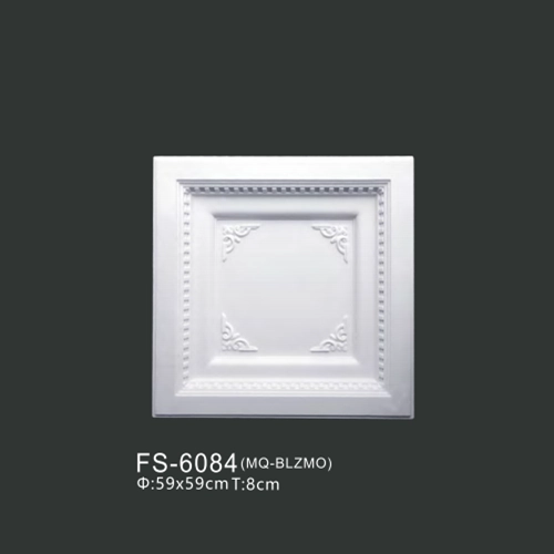 FS-6084 PU one-piece ceiling medallion for chandelier and ceiling decoration