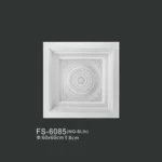 FS-6085 PU one-piece ceiling medallion for chandelier and ceiling decoration