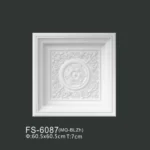 FS-6087 PU one-piece ceiling medallion for chandelier and ceiling decoration