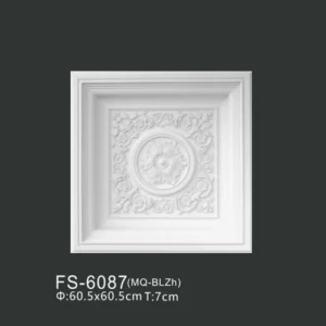FS-6087 PU one-piece ceiling medallion for chandelier and ceiling decoration