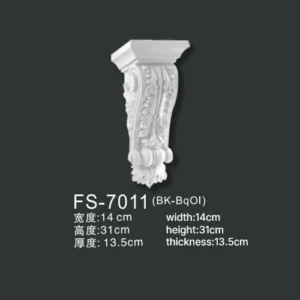 FS-7011 PU decorative corbel for wall and ceiling decoration