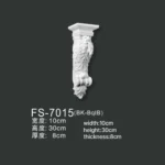 FS-7015 PU decorative corbel for wall and ceiling decoration