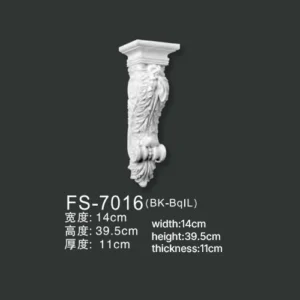 FS-7016 PU decorative corbel for wall and ceiling decoration