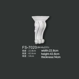 FS-7020 PU decorative corbel for wall and ceiling decoration
