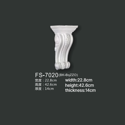 FS-7020 PU decorative corbel for wall and ceiling decoration