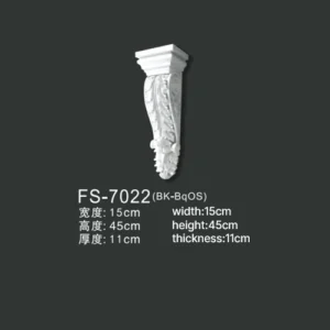 FS-7022 PU decorative corbel for wall and ceiling decoration
