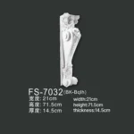 FS-7032 PU decorative corbel for wall and ceiling decoration