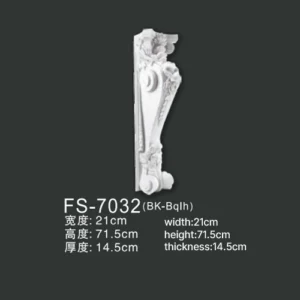 FS-7032 PU decorative corbel for wall and ceiling decoration