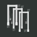 FS-8001-8006 PU door surround moulding for interior doorway decoration