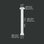 FS-8044 PU door surround moulding for interior doorway decoration