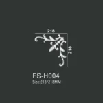 FS-H004 PU combination corner ornament for wall frame decoration