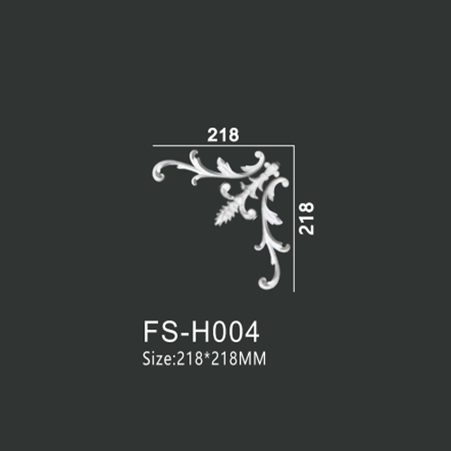FS-H004 PU combination corner ornament for wall frame decoration
