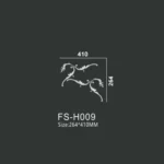 FS-H009 PU combination corner ornament for wall frame decoration