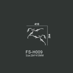 FS-H009 PU combination corner ornament for wall frame decoration