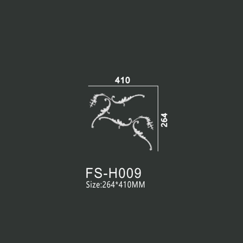 FS-H009 PU combination corner ornament for wall frame decoration