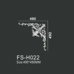 FS-H022 PU combination corner ornament for wall frame decoration