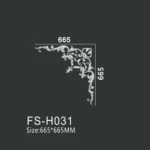 FS-H031 PU combination corner ornament for wall frame decoration