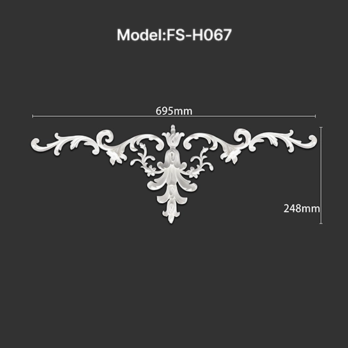 FS-H067 PU combination center ornament for wall and ceiling decoration