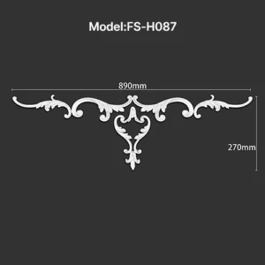 FS-H087A PU combination center ornament for wall and ceiling decoration