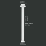 FS-K001 PU Roman column for interior architectural decoration