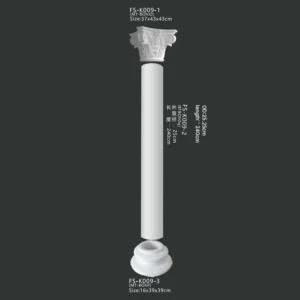FS-K009 PU Roman column for interior architectural decoration