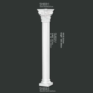 FS-K010 PU Roman column for interior architectural decoration