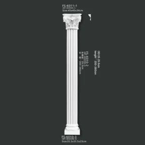 FS-K011 PU Roman column for interior architectural decoration