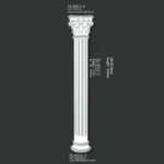 FS-K012-4 PU Roman column for interior architectural decoration