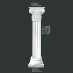 FS-K013-1 PU Roman column for interior architectural decoration