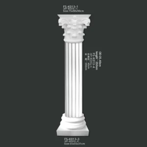 FS-K013-1 PU Roman column for interior architectural decoration