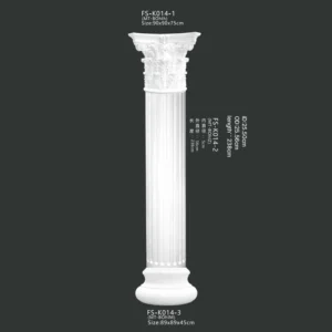 FS-K014-1 PU Roman column for interior architectural decoration