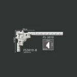 FS3010-B PU one-piece corner ornament for wall frame decoration