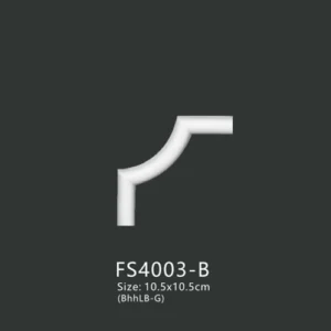 FS4003-B PU one-piece corner ornament for wall frame decoration