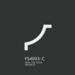FS4003-C PU one-piece corner ornament for wall frame decoration