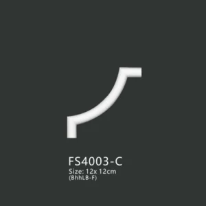 FS4003-C PU one-piece corner ornament for wall frame decoration