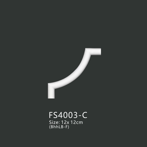 FS4003-C PU one-piece corner ornament for wall frame decoration
