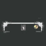FS4050-B PU one-piece corner ornament for wall frame decoration