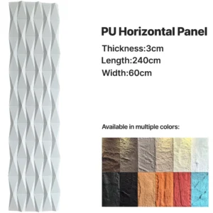 PU architectural component for interior and exterior decoration