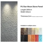 Large PU faux stone panel for interior and exterior wall decoration