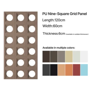 PU architectural component for interior and exterior decoration