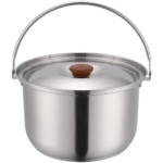 Hot Sale Portable Stainless Steel 7-Piece Cookware Set with Non-Stick Coating Oven Safe for Outdoor Camping & Travel -...