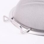 Wholesale Stainless Steel Kitchenware Set Fruit Vegetables Washing Drain Basket Leach Filter Metal Strainer Colander for F...