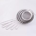 Wholesale Stainless Steel Kitchenware Set Fruit Vegetables Washing Drain Basket Leach Filter Metal Strainer Colander for F...