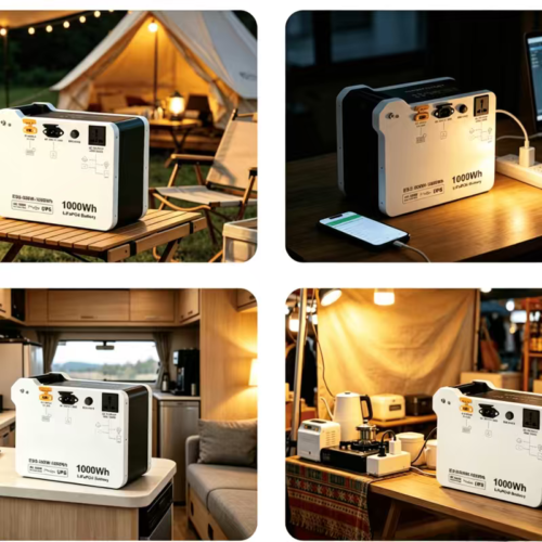 1000Wh พาวเวอร์สเตชั่นพกพาสำหรับบ้านและกิจกรรมกลางแจ้ง - สำหรับใช้งานกลางแจ้งและในบ้าน...